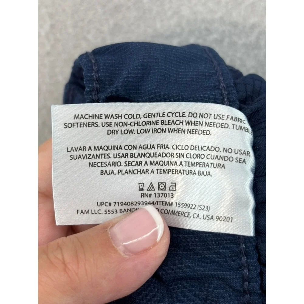 Banana‎ Republic Performance Shorts Mens 34 Blue Textured Golf Casual